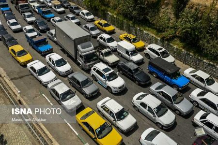 ترافیک پرحجم در اغلب محورهای مواصلاتی با آغاز موج دوم سفرهای نوروزی