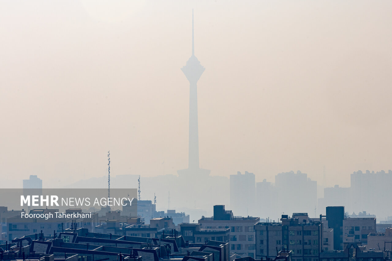 شاخص آلودگی هوا بر روی عدد ۱۲۸؛ جولان ذرات معلق در هوای پایتخت - خبرگزاری مهر | اخبار ایران و جهان