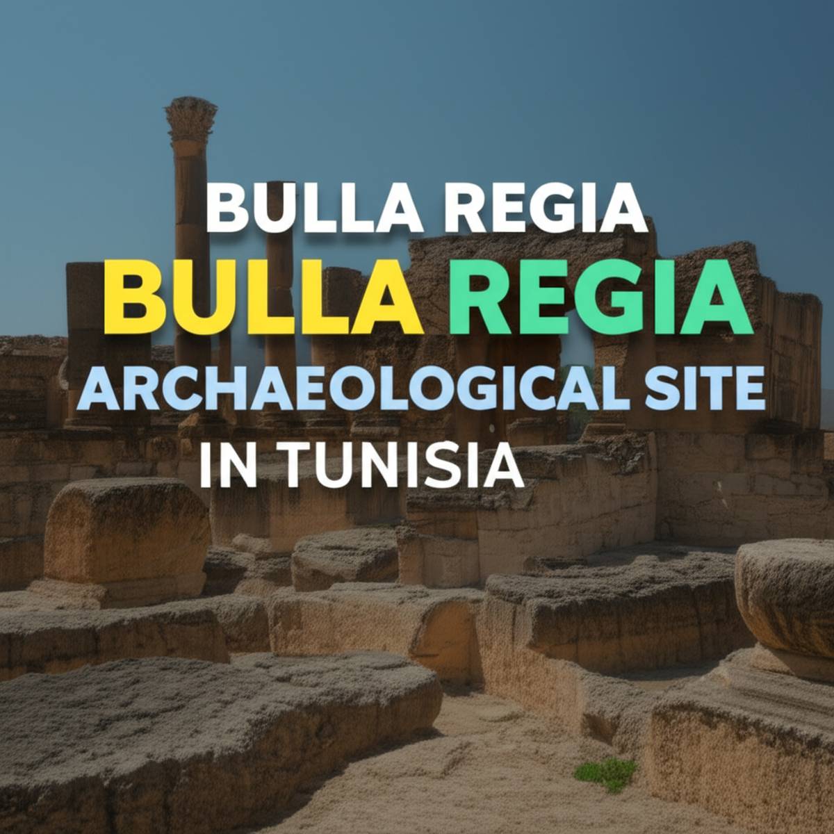 سایت باستان شناسی بولا رجیا Bulla Regia در تونس