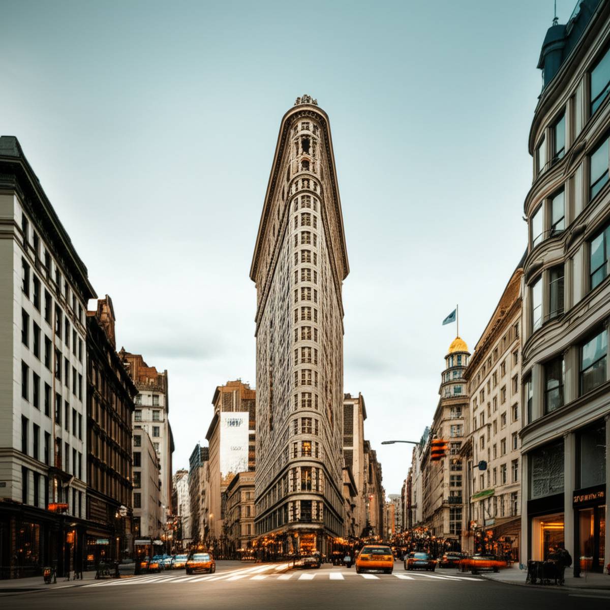 ساختمان فلت آیرن منهتن Flatiron Building