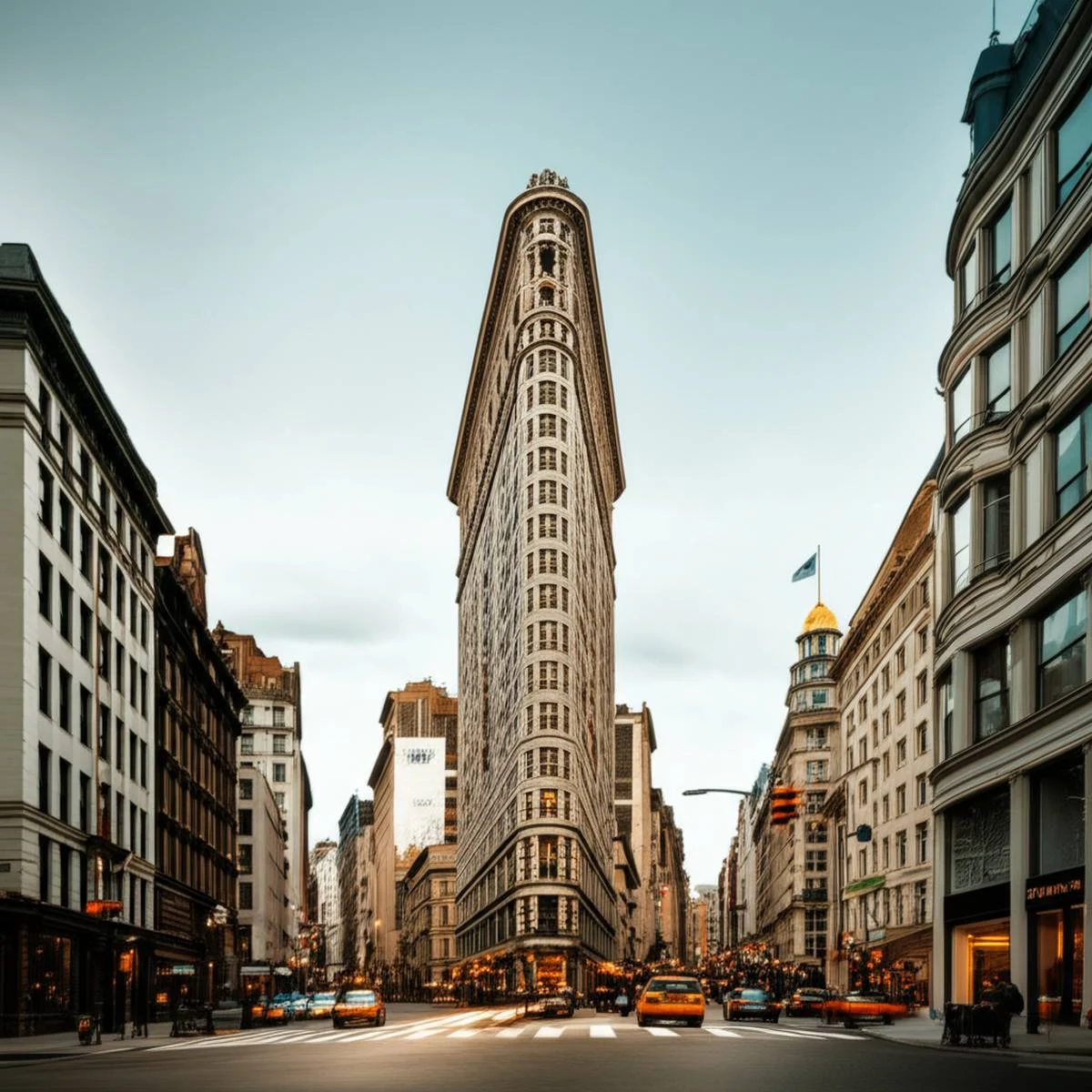 ساختمان فلت آیرن منهتن Flatiron Building
