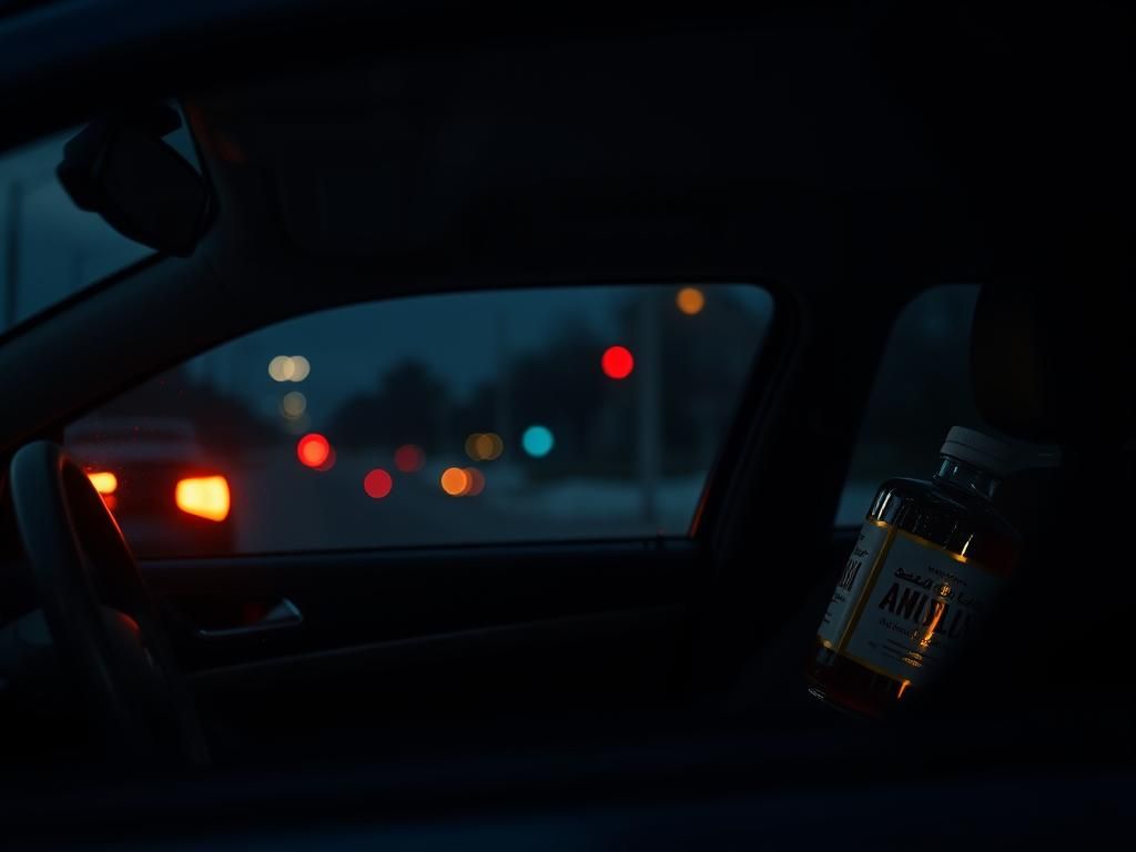 حکم گرفتن مشروب در ماشین | مجازات و نکات قانونی