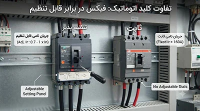 تفاوت کلید اتوماتیک فیکس و قابل تنظیم چیست؟